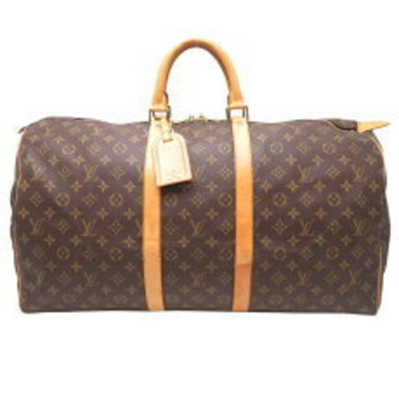Louis Vuitton Bag Brown Boston Keepall Monogram - Picture 1 of 9